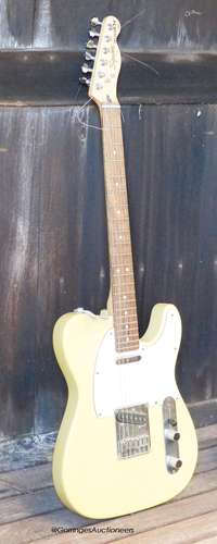 A Squire Telecaster guitar