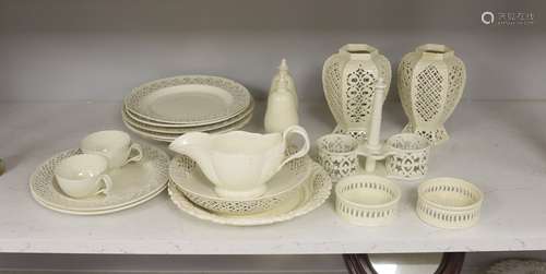 A collection of creamware, circa 1800, Staffordshire and Yor...