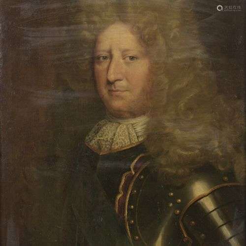 École FRANÇAISE vers 1700 Portrait du maréchal de Villars To...