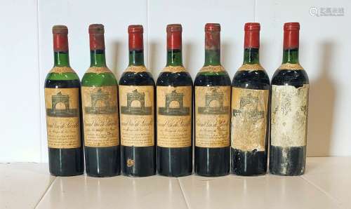 7 bouteilles Château LEOVILLE LAS CASES - 2e Gcc Saint Julie...