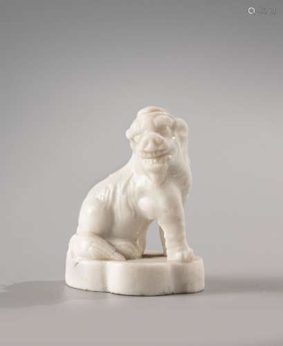 CHINE, période Kangxi, XVIIIe siècle Petit sujet en porcelai...