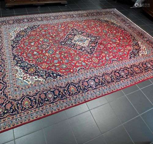 Tapis cachemire persan en laine - 246 x 350 cm ||Tapis cache...