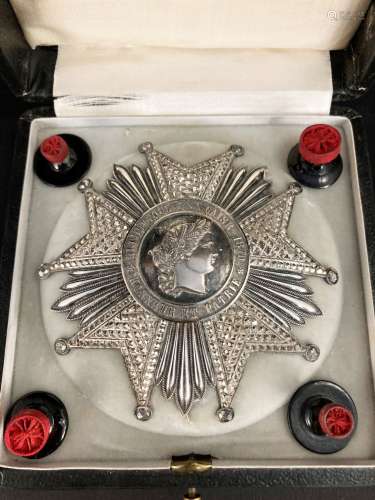 FRANCE. Plaque de Grand-officier de l'Ordre de la Légion d'H...