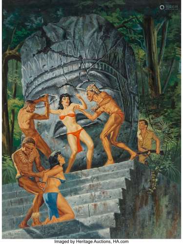 Victor Prezio (American, 1924-1976) Jungle Rites