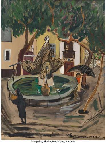 Ludwig Bemelmans (American, 1898-1962) Plaza Fou