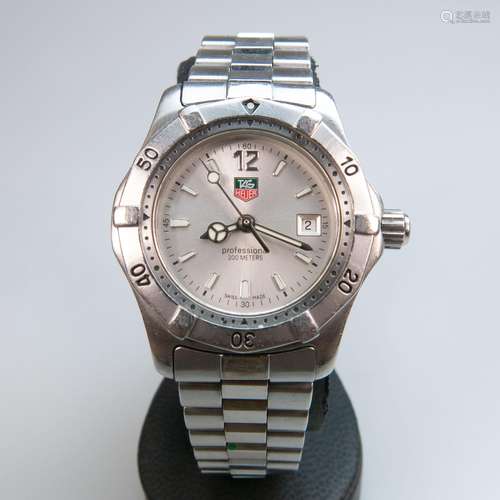 Lady's Tag/Heuer Wristwatch, With Date, circa 1995;