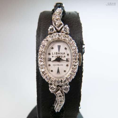 Lady's Libana Wristwatch, circa 1970's; 21 jewel