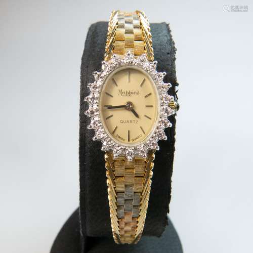 Lady's Mappin's Wristwatch, circa 1980's; quartz