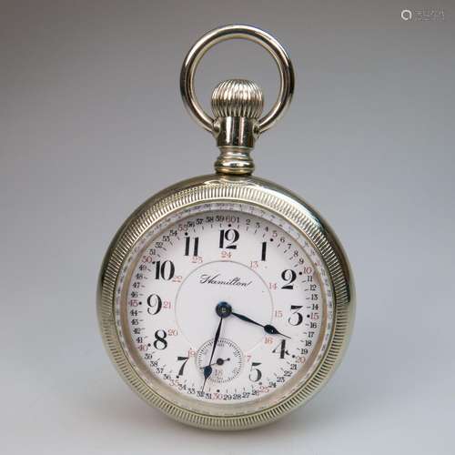 Hamilton '940' Openface Stem Wind Pocket Watch, circa