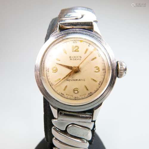 Lady's Birks Rideau Novamatic Wristwatch, circa 1950's;