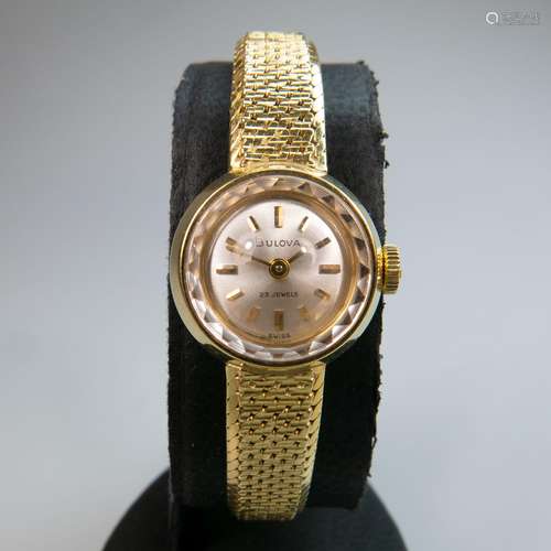 Lady's Bulova Wristwatch, circa 1967; 23 jewel movement;