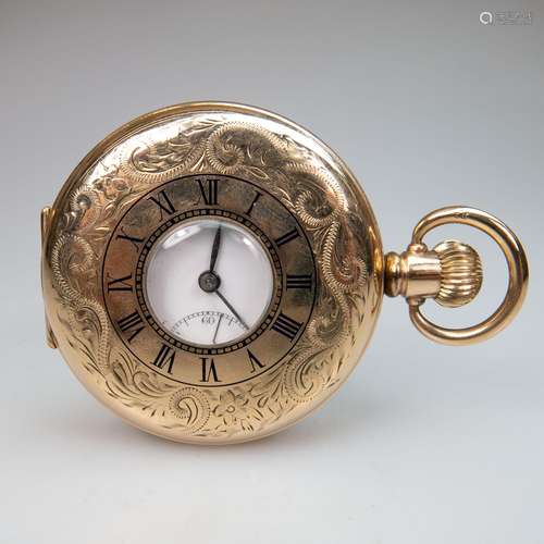 Ilix Swiss Stem Wind Pocket Watch, circa 1910; no