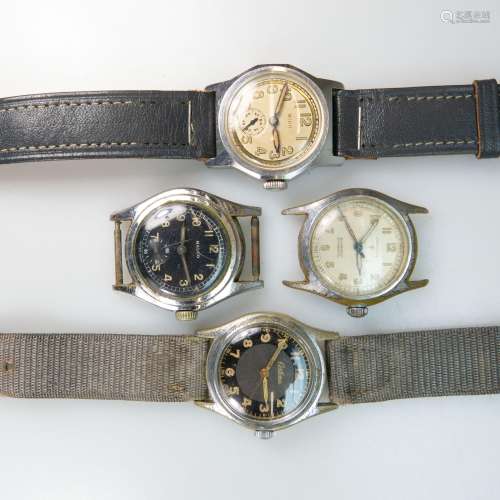 4 Various 1930's Wristwatches, all approximately 28mm