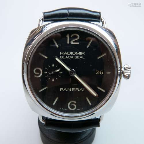 Panerai Radiomir 'Black Seal Three Day' Wristwatch,
