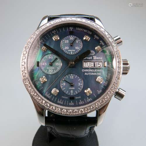 Ernst Benz 'Chronojewel' Wristwatch, With Day, Date And