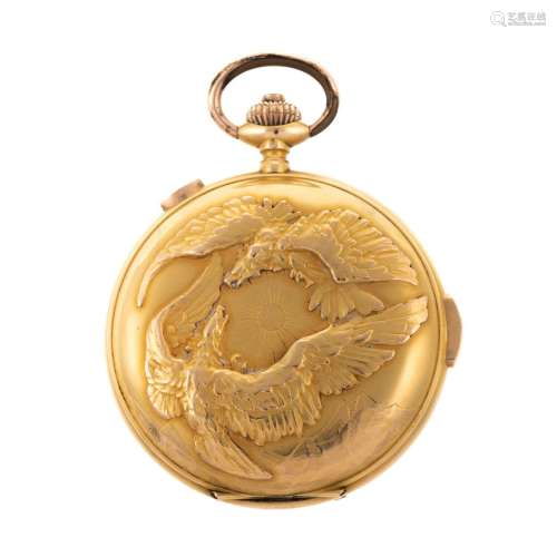 A c.1900 Repeater Pocket Watch in 18K Yellow Gold