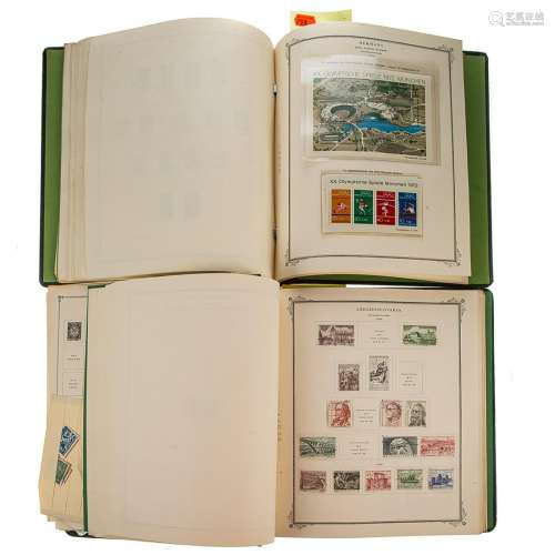 Postage Stamps of Germany & Czechoslovakia