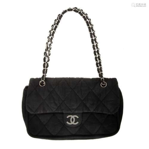 A Chanel CC Single Flap Bag