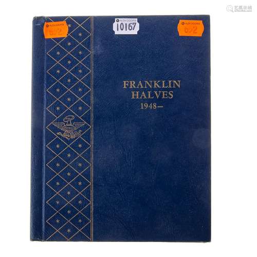 Franklin Half Dollar Set in Whitman Bookshelf