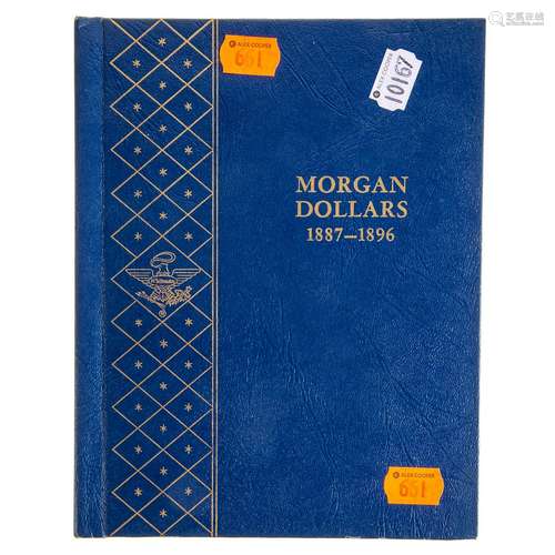 Morgan Bookshelf Album 1887-1896 13 Coins