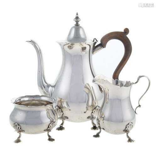 Three-Piece American Sterling Coffee Service