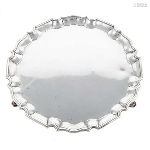 Victorian Silver Salver