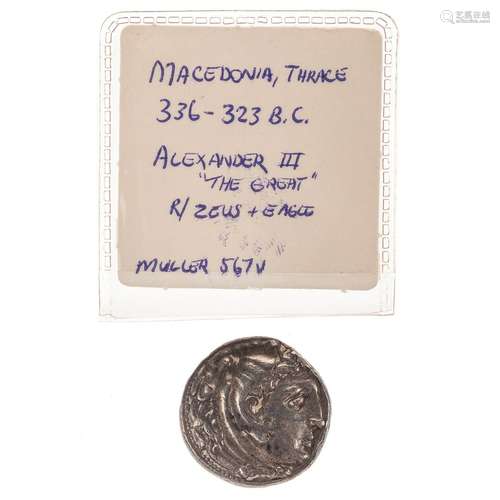 Alexander The Great AR Tetradrachm 336-323 BC