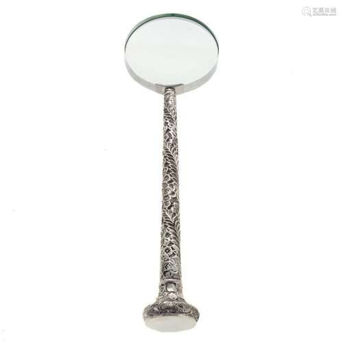 Baltimore Sterling Repousse Umbrella Handle