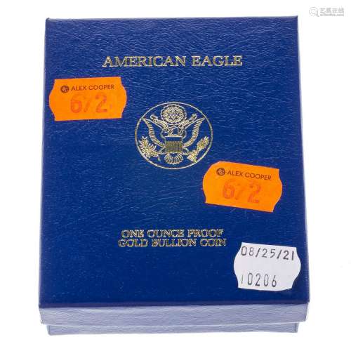 1986 $50 1 Ounce Proof Gold American Eagle