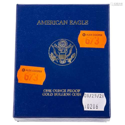 1986 $50 1 Ounce Gold Proof Gold American Eagle