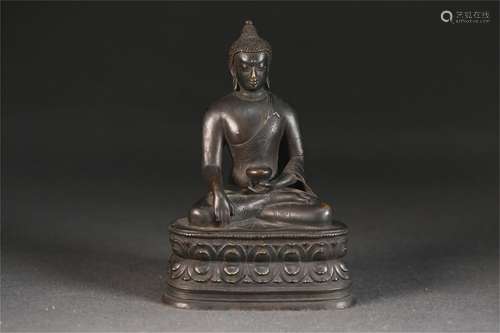 A Bronze Buddha Statue