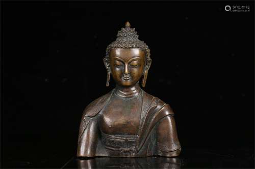 A Bronze Buddha Statue