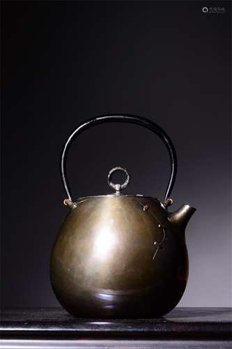 A Silver Wine Pot