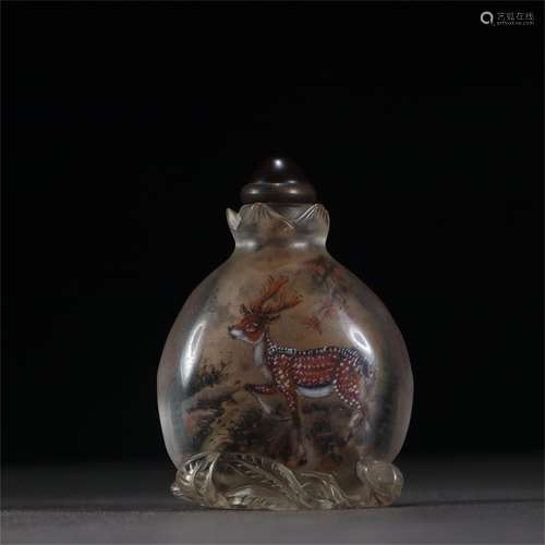 A Peking Glass Snuff Bottle