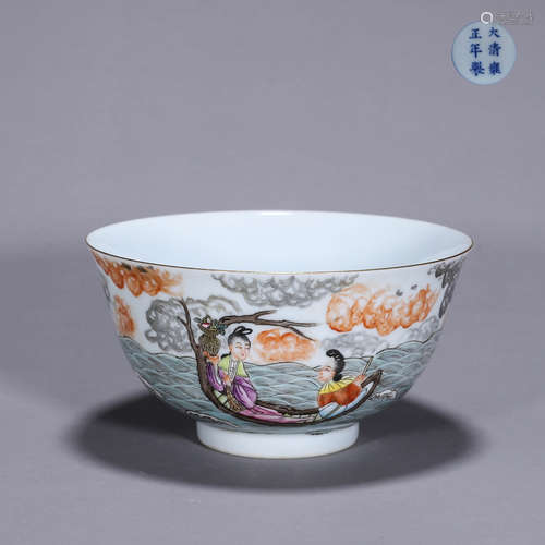 A famille rose porcelain bowl