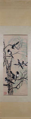 A Chinese painting, Xu Beihong mark