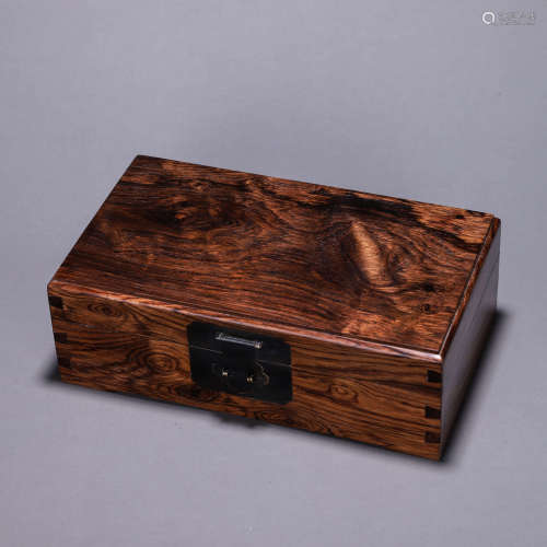 A fragrant rosewood jewelry box