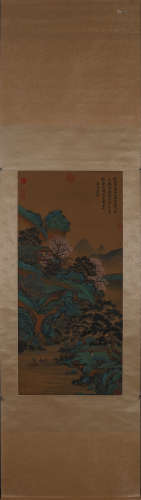 A Chinese landscape painting, Tangyin mark