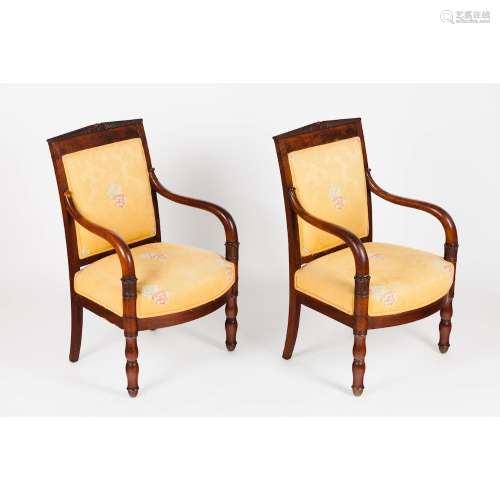 A pair of Louis Philippe fauteuils
