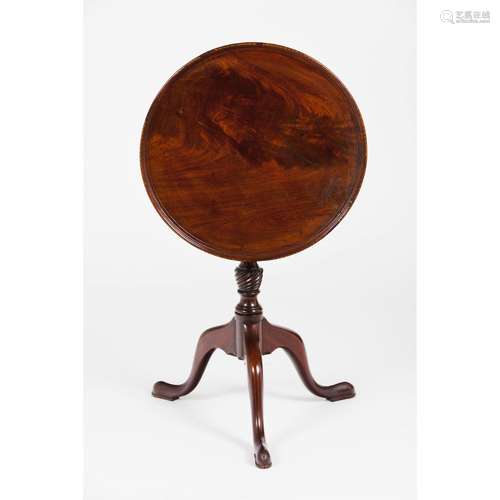 A small George III tripod table