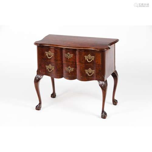 A small George II style chest of drawers