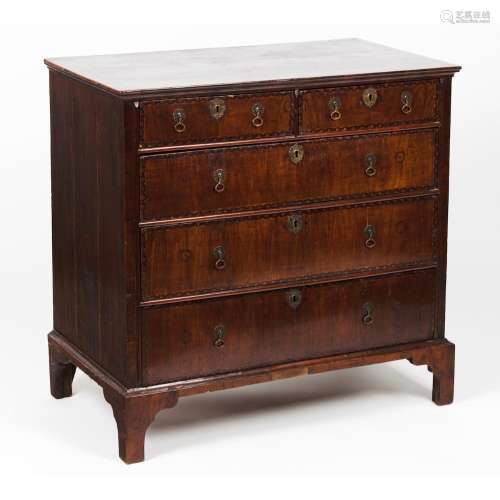 A Queen Anne chest of drawers