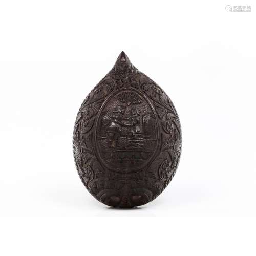 A coconut shell