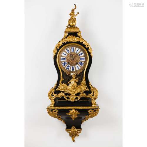 A Louis XV bracket clock
