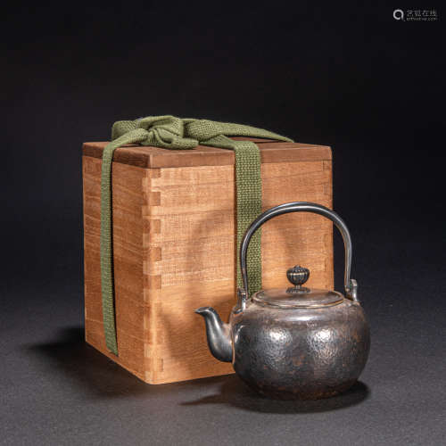 日本古代銀壺