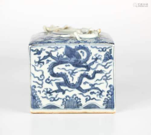 Chinese Blue & White Brush Washer