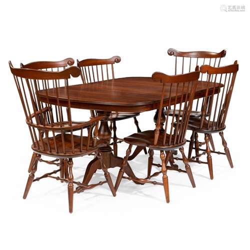 Cherry Table and Windsor Chairs