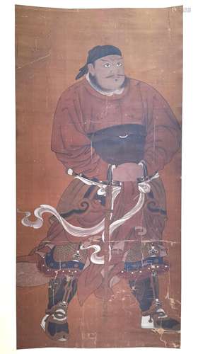 Chinese Old Painting of Warrior