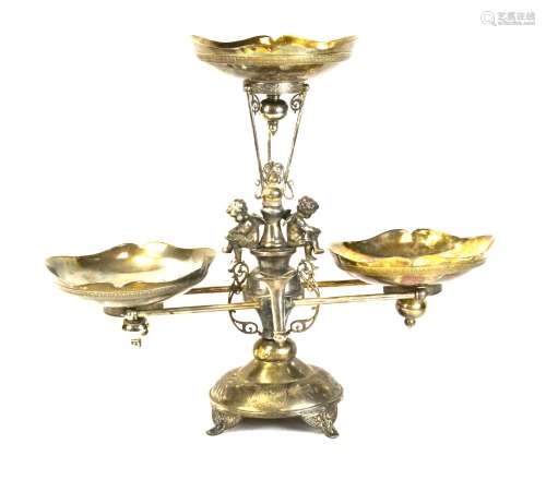 Large Pairpoint Silver Plated Center Piece