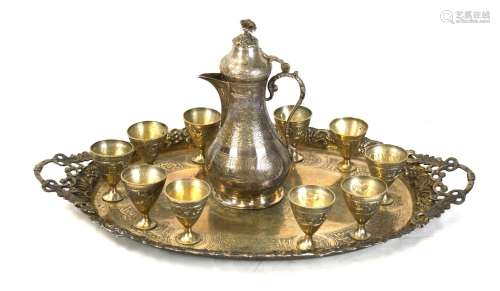 Turkish Silver Tea Set
